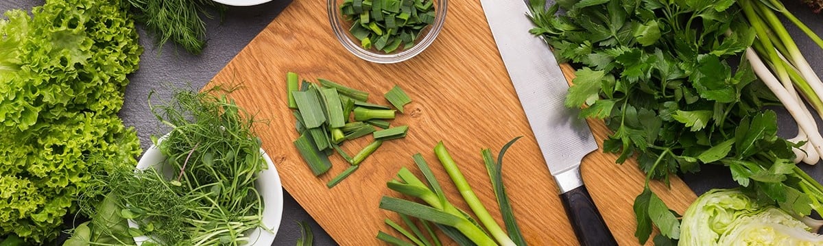 Health green vegetables for a liver detox