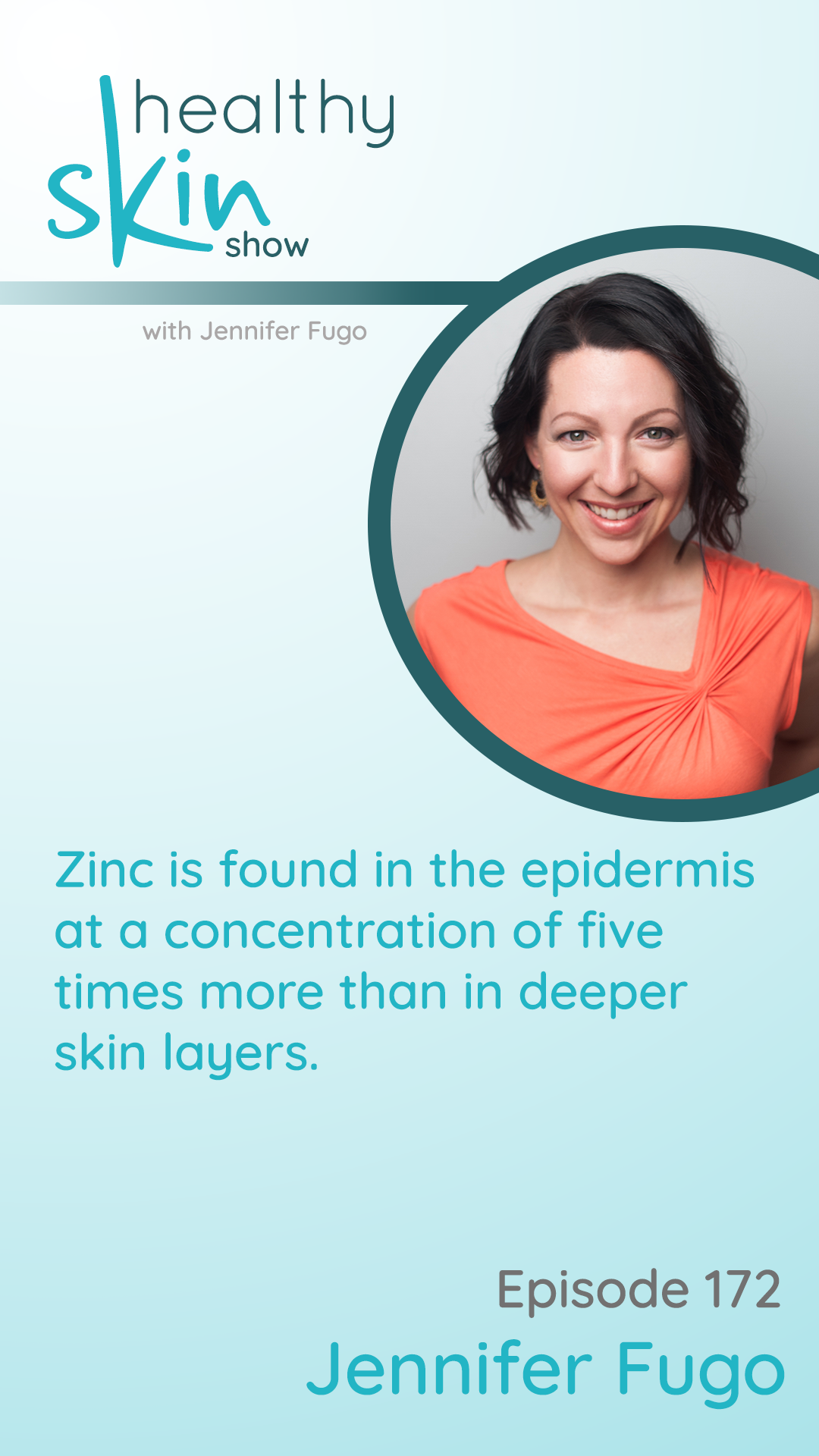 Zinc is found in the epidermis at a concentration of five times more than in deeper skin layers.