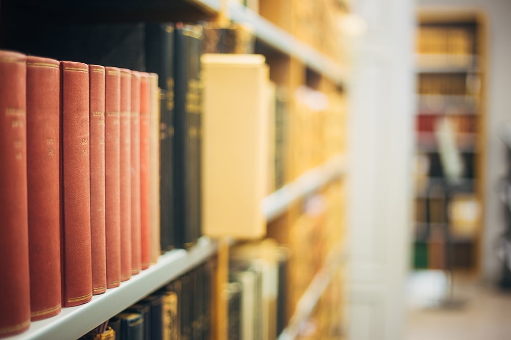 reference books in library