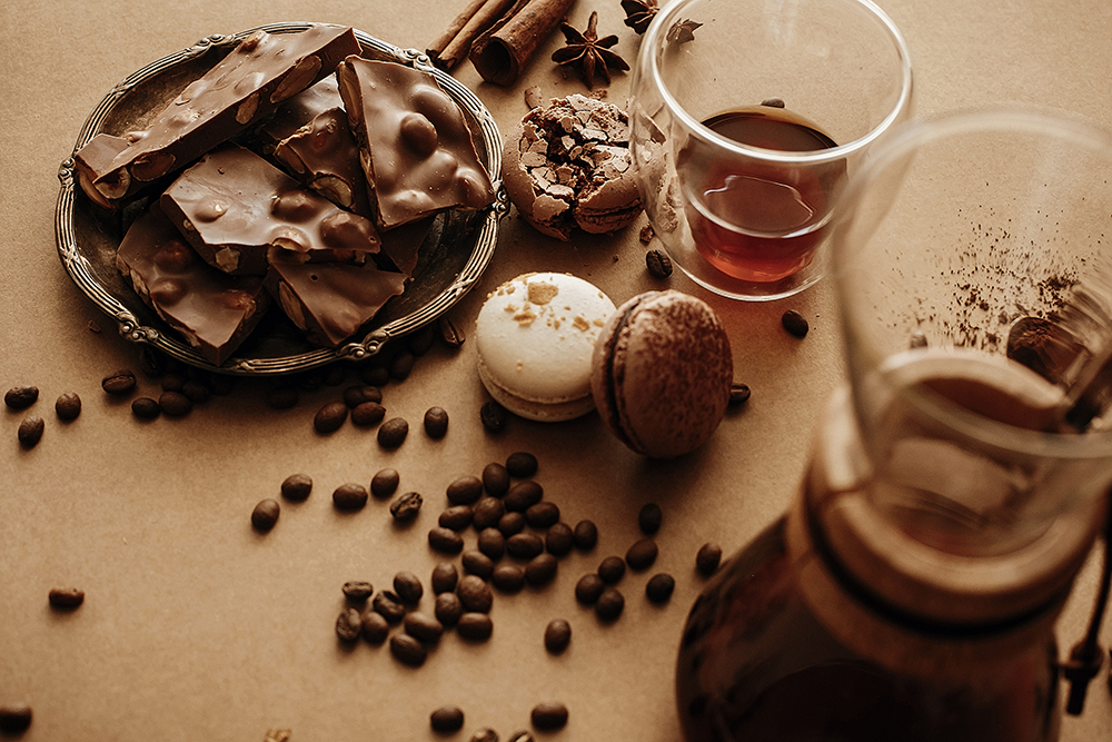 coffee and chocolate with oxalates