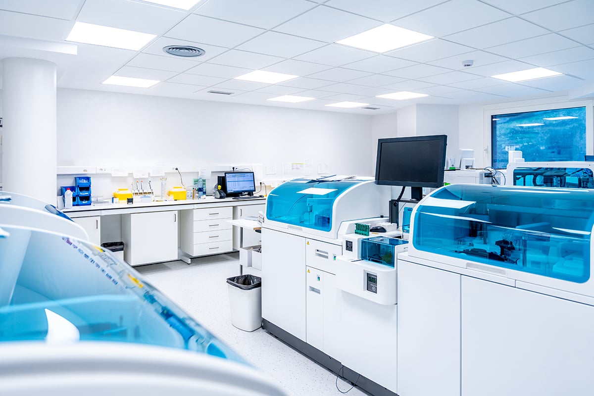 medical lab for stool tests
