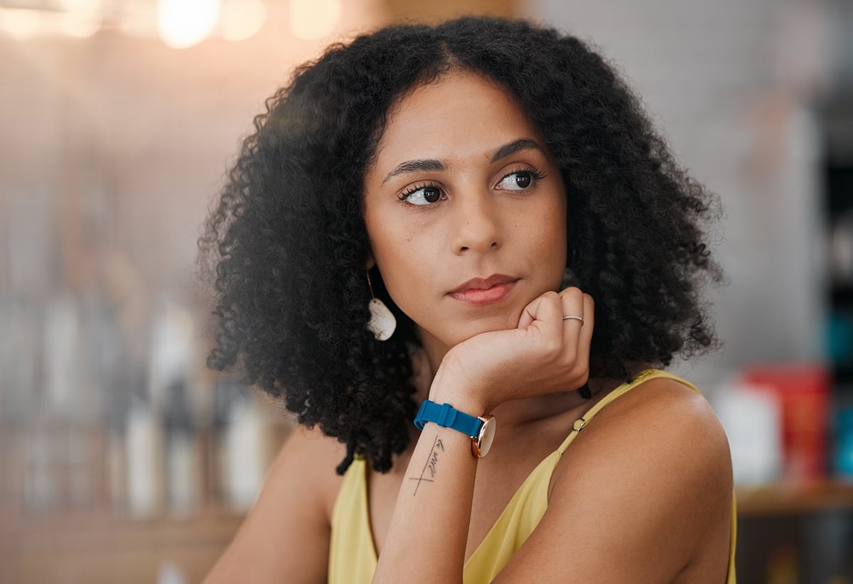 woman wondering how much she can trust a candida test