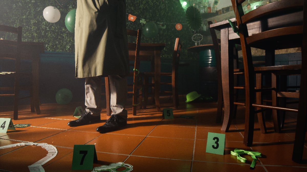 detective looking for next clue