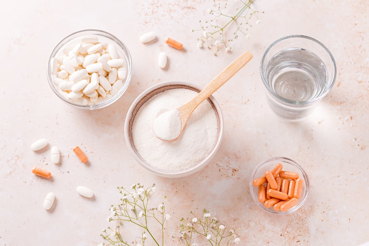 probiotics powder and capsules